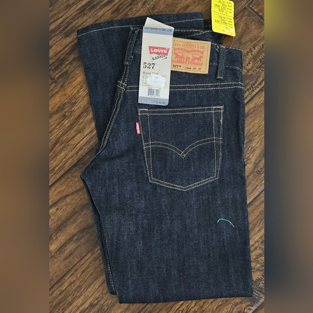 Levi's 527 Boys Boot Cut Indigo Jeans
